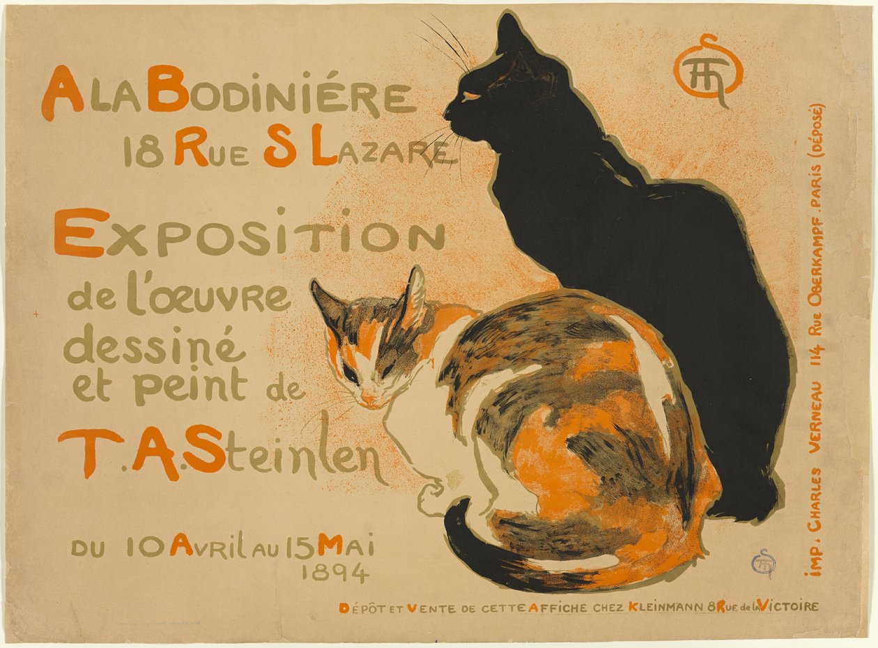 V La Bodiniére od Théophile Alexandre Pierre Steinlen