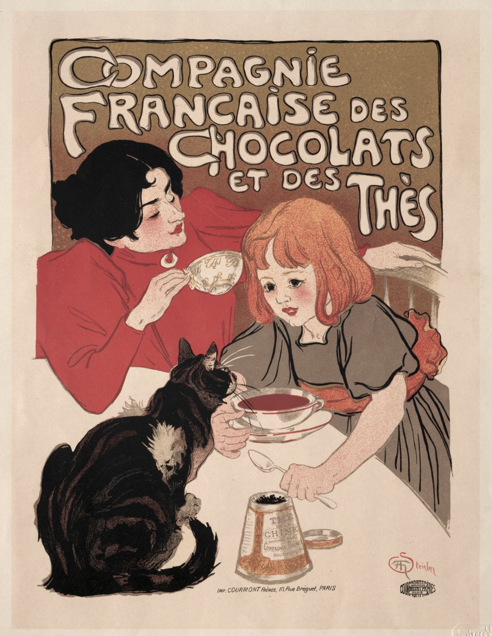 Compagnie Française des Chocolate et des Thés od Théophile Alexandre Steinlen