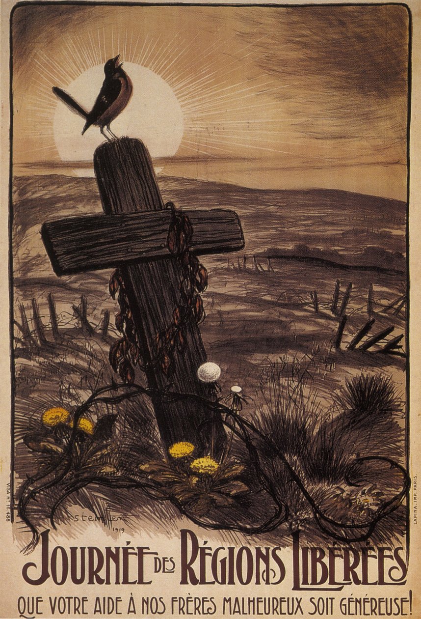 Den osvobozených oblastí, 1919 od Théophile Alexandre Steinlen