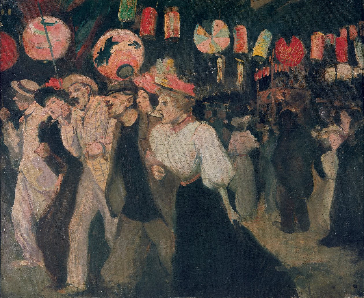 14. července 1895 na Montmartru Montmartre, 14. července 1895, 1895. od Théophile Alexandre Steinlen