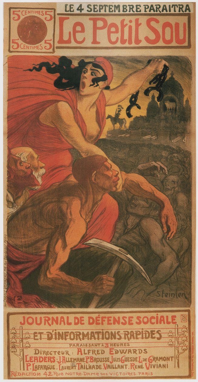 Malý cent, 1900 od Théophile Alexandre Steinlen