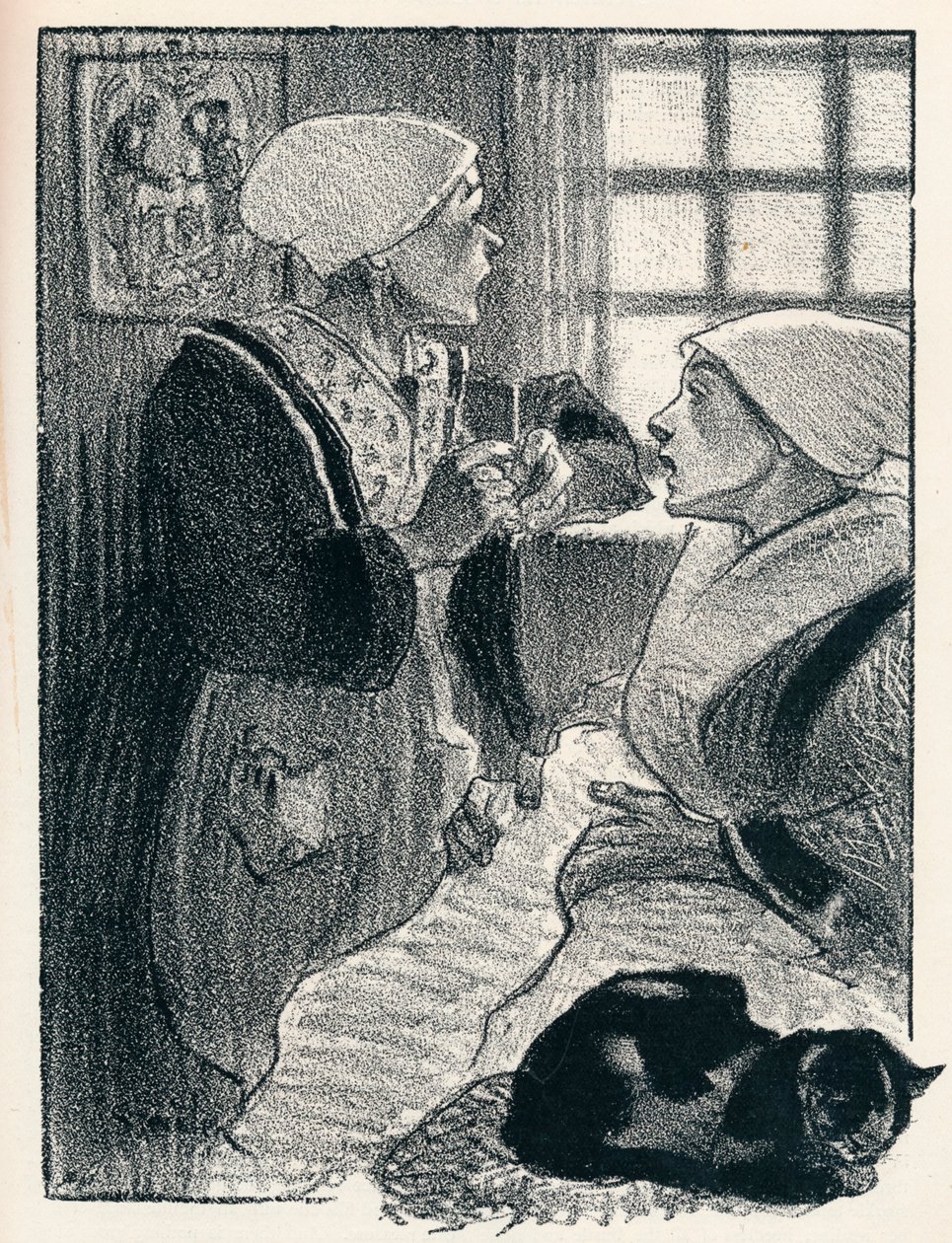 Ženy Francie z ženských písní, 1897, 1898 od Théophile Alexandre Steinlen