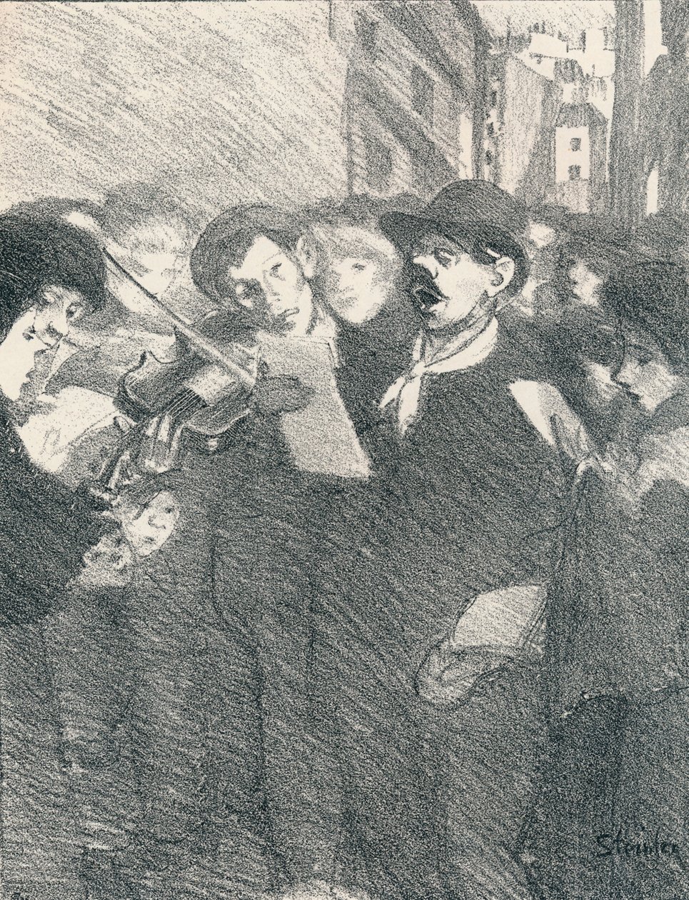 Lile Des Baisers z Songs Of Women, 1897, 1898 od Théophile Alexandre Steinlen