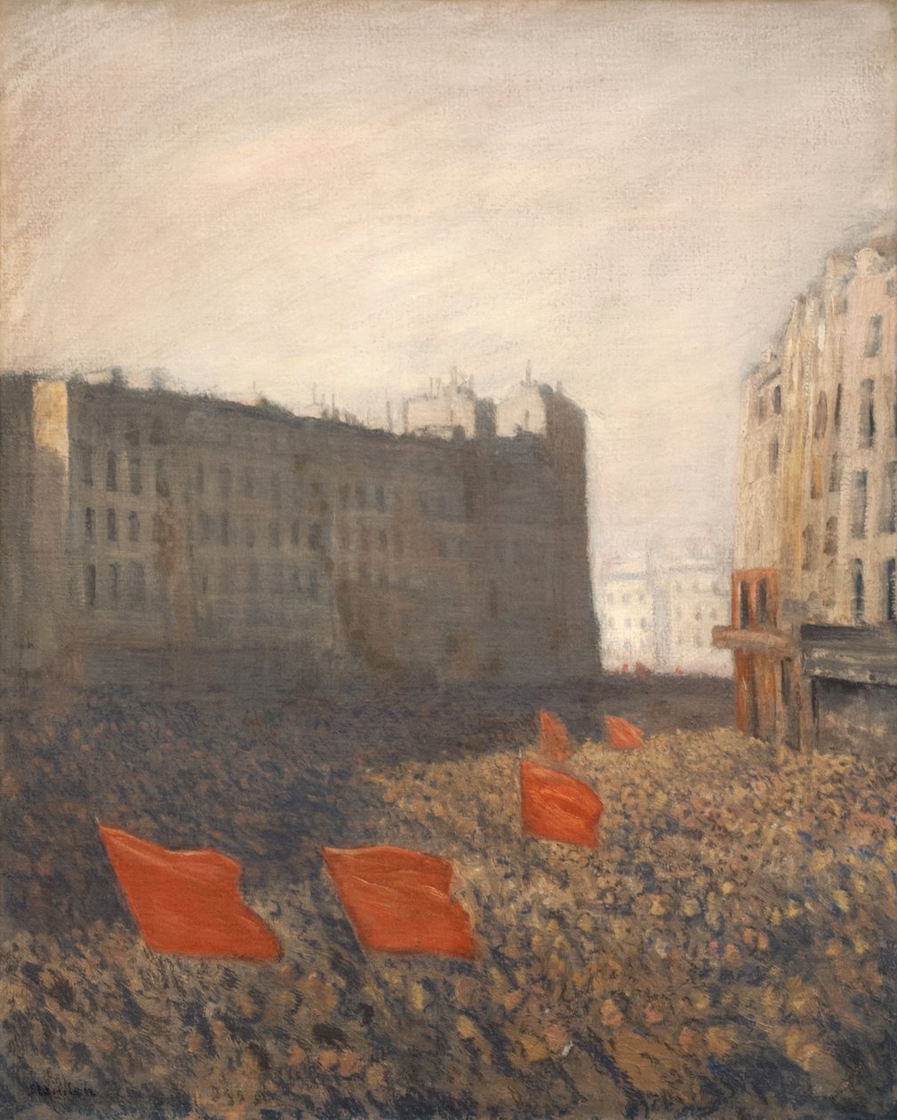 Populární demonstrace, c. 1903. od Théophile Alexandre Steinlen