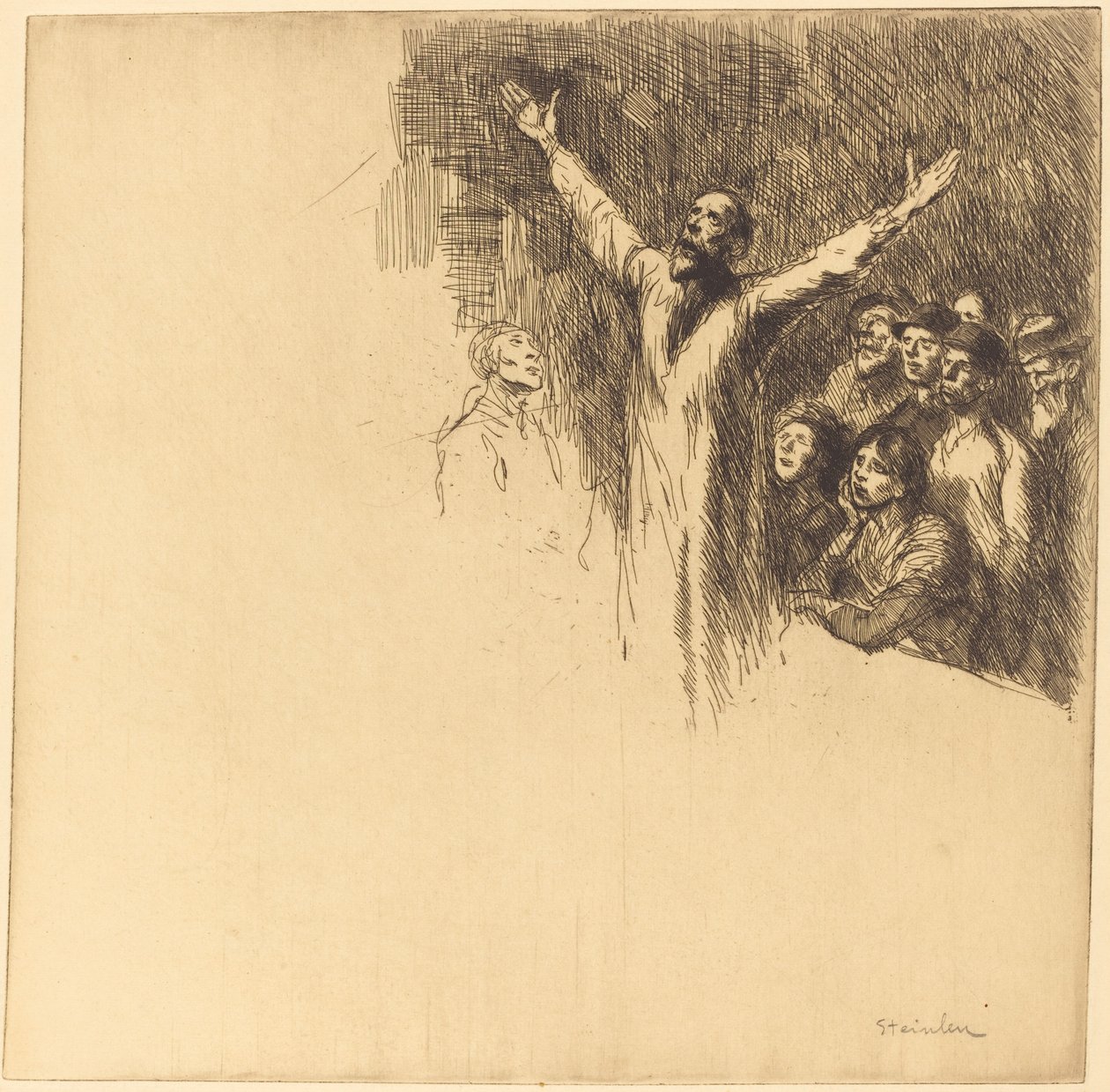 Prorok od Théophile Alexandre Steinlen