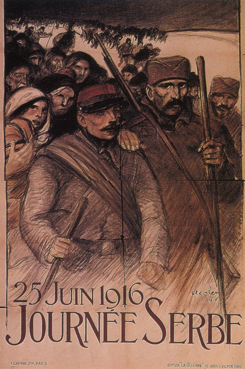 Den Srbska, 25. června 1916, 1916 od Théophile Alexandre Steinlen