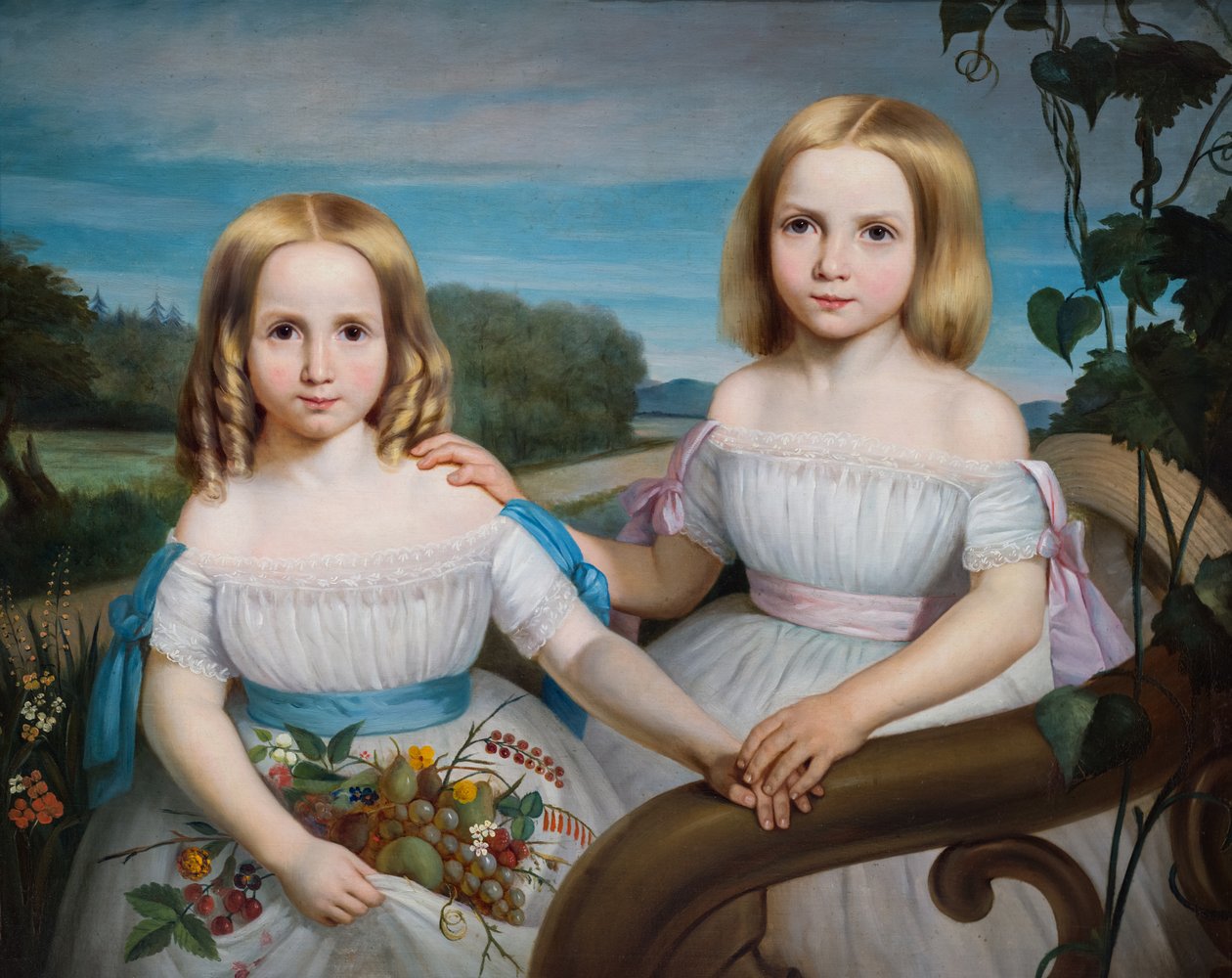 Olympe a Flore Chauveau od Théophile Hamel