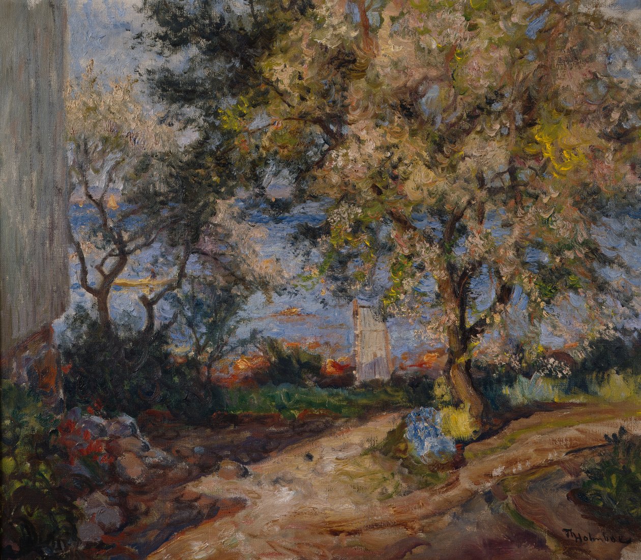 Kvetoucí ovoce (olej na plátně) od Thorolf Holmboe