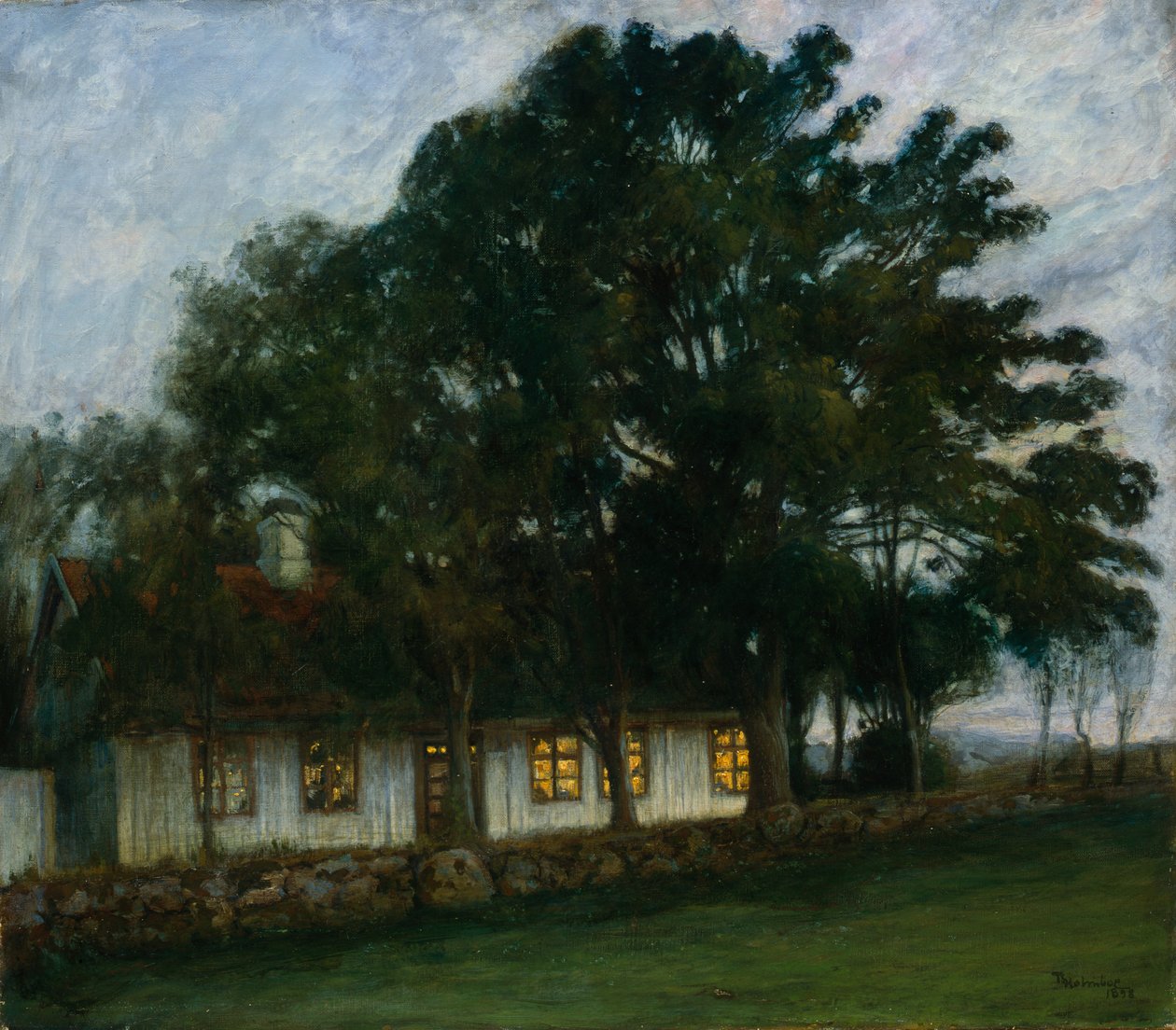 Večerní atmosféra od Thorolf Holmboe