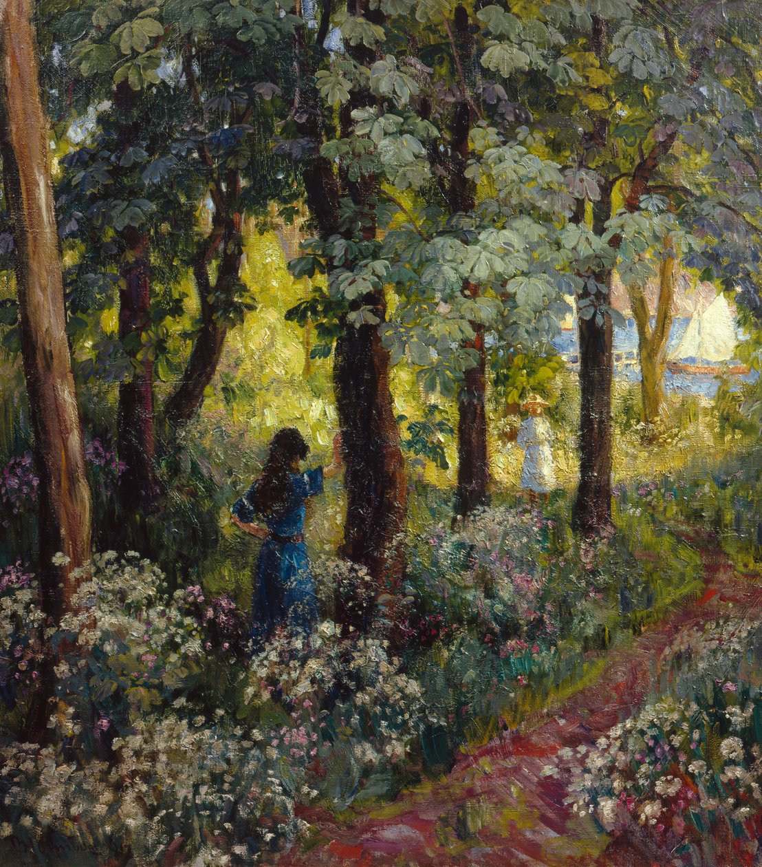 Letní den u fjordu od Thorolf Holmboe