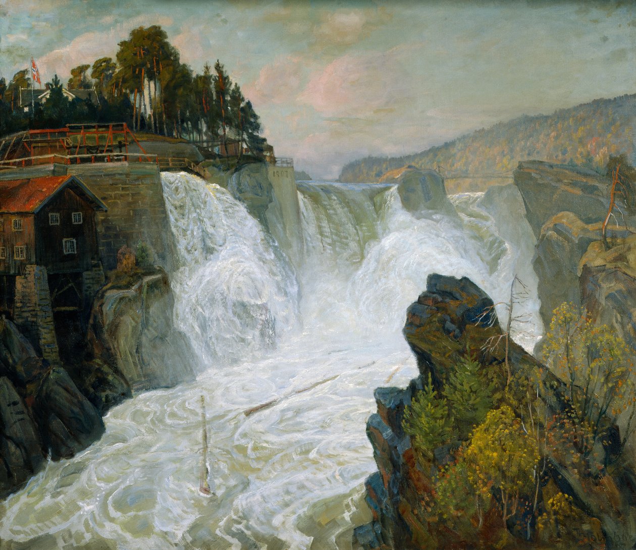 Nemocný vodopád od Thorolf Holmboe