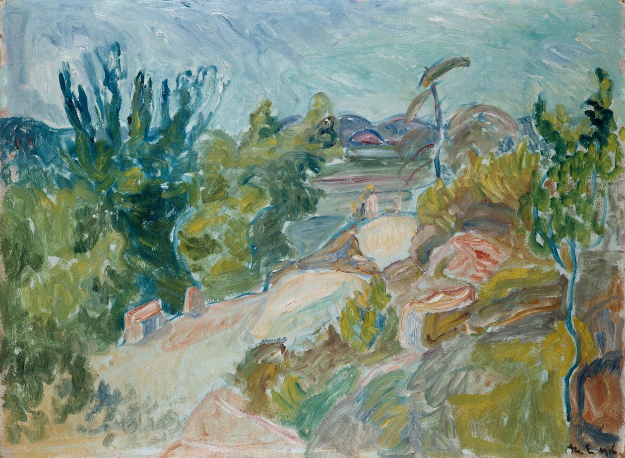 Cesta (malba) od Thorvald Erichsen