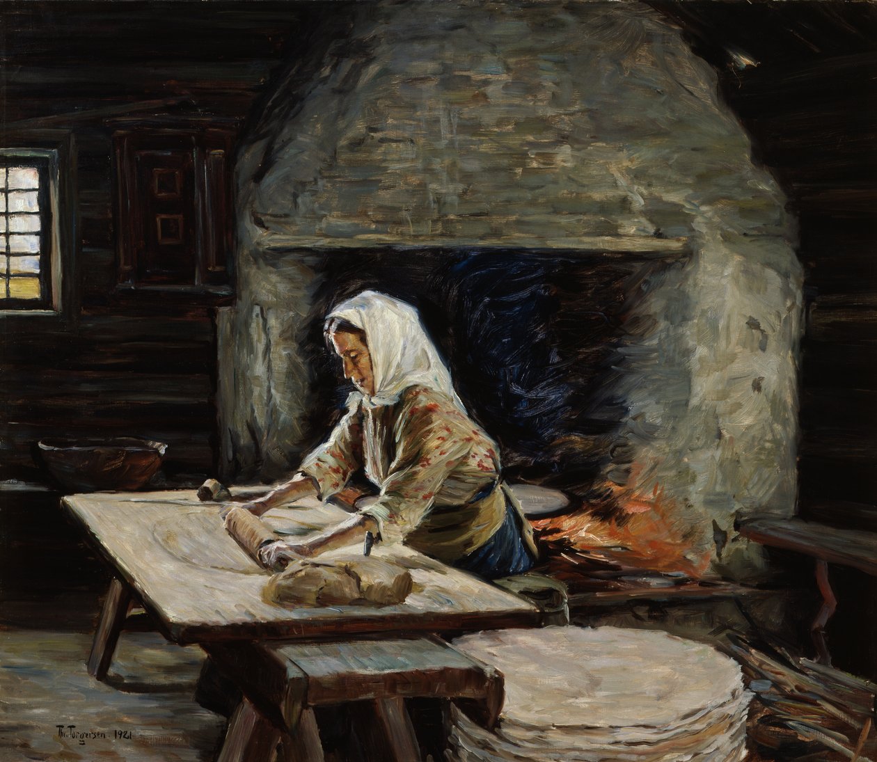 Pečení plochého chleba od Thorvald Torgersen