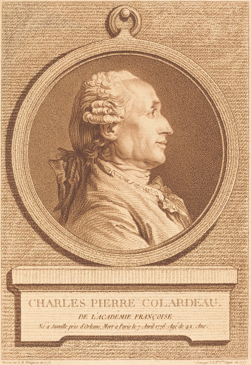 Charles Pierre Colardeau od Thérèse Éléonore Lingée after Louis Rolland Trinquesse