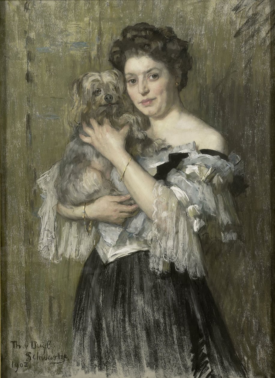 Mary Catherine Josephine Jordan (1866-1948). Manželka malíře George Hendrika Breitnera od Thérèse Schwartze