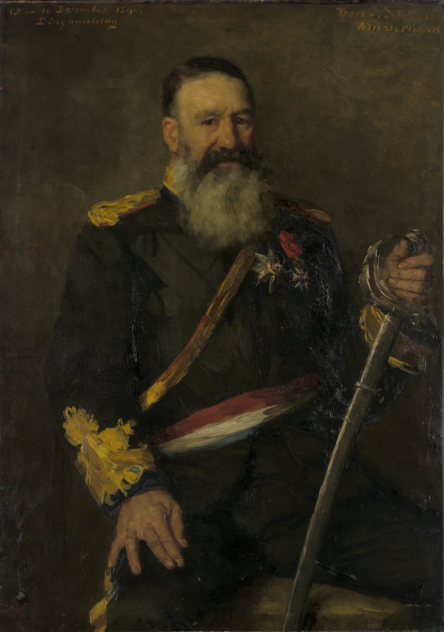 Piet J. Joubert (1831-1900). Generální velitel Jihoafrické republiky od Thérèse Schwartze