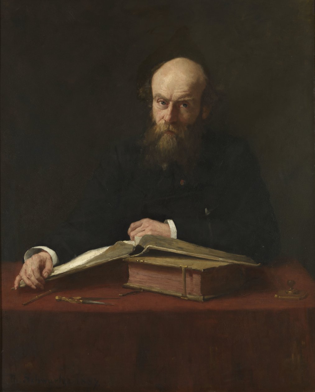 Portrét Dr. P.J.H. Cuypers (1827–1921) od Thérèse Schwartze