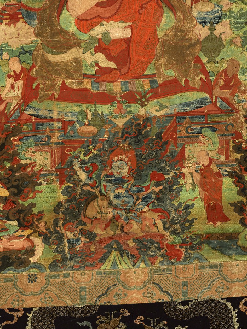Detail třetího pančhenlamy Losan Penden Yeshe od Tibetan School