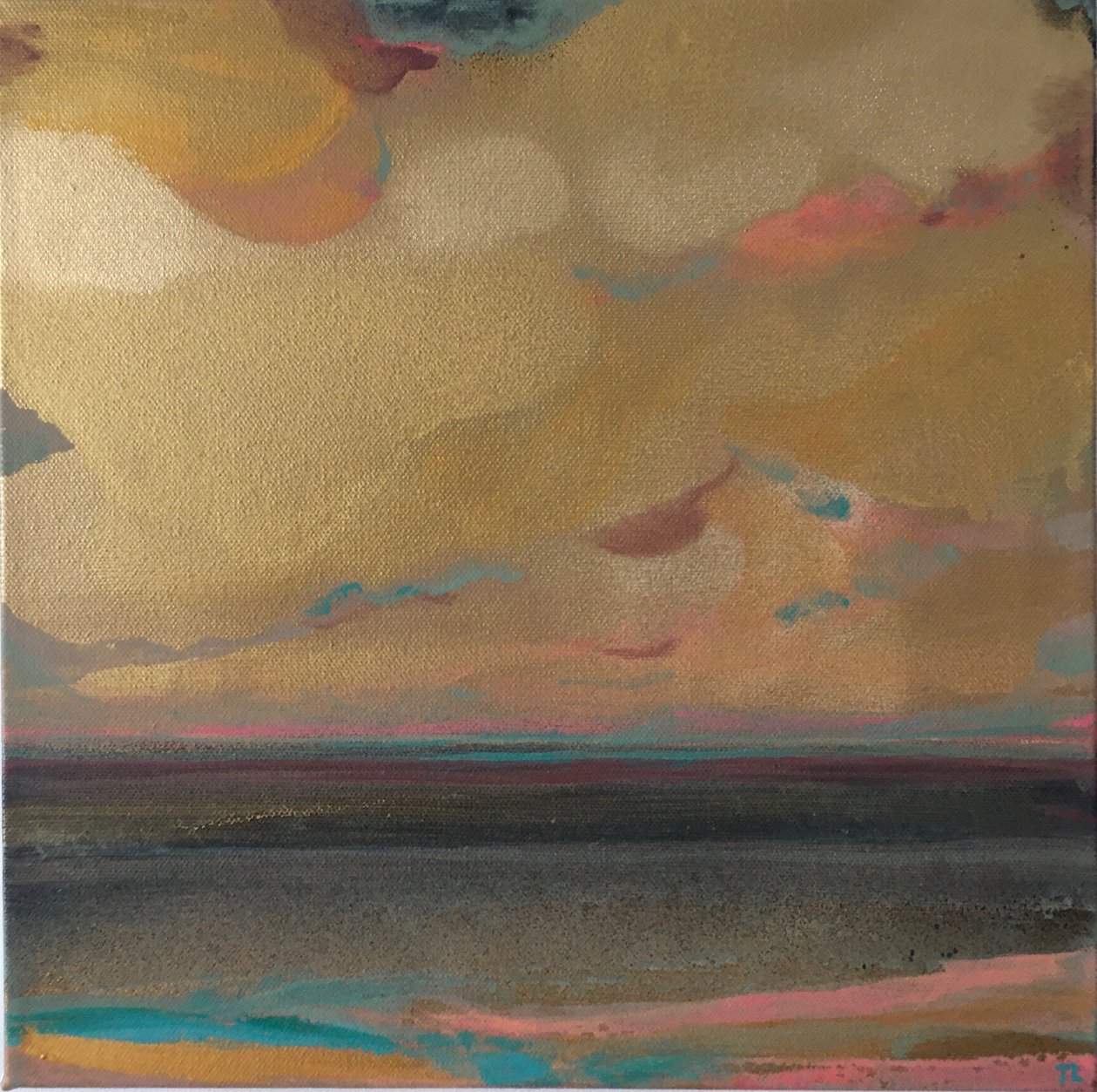 Gold Cloud Sea Swell od Tiffany Lynch