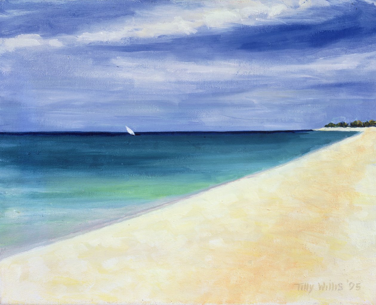 Indický oceán II, 1995 od Tilly Willis