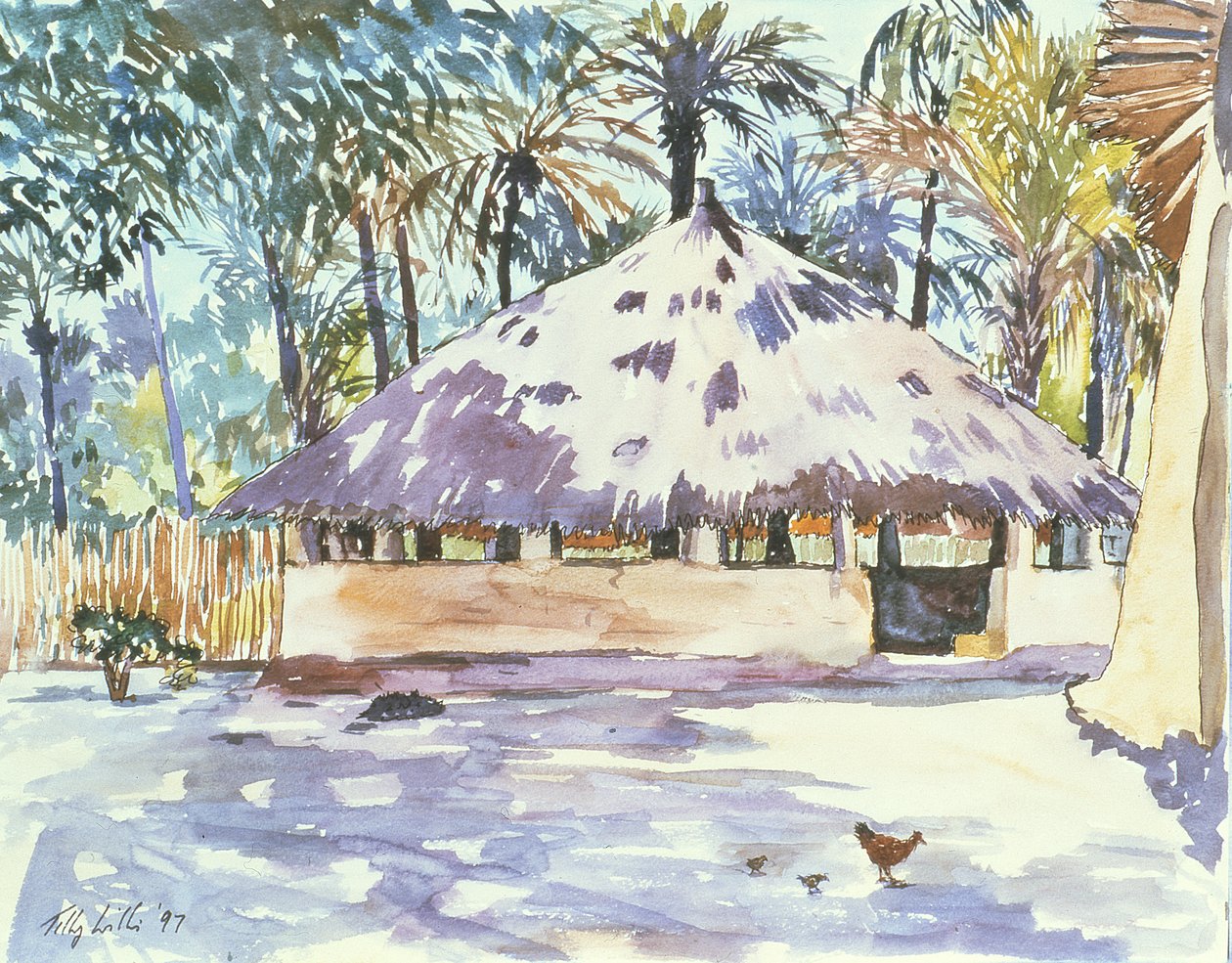 Rotunda, Senegal, západní Afrika, 1997 od Tilly Willis