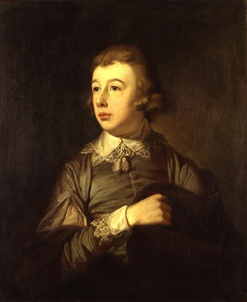 Portrét chlapce, prý William Pitt, mladší (1759-1806) (olej na palubě) od Tilly Kettle
