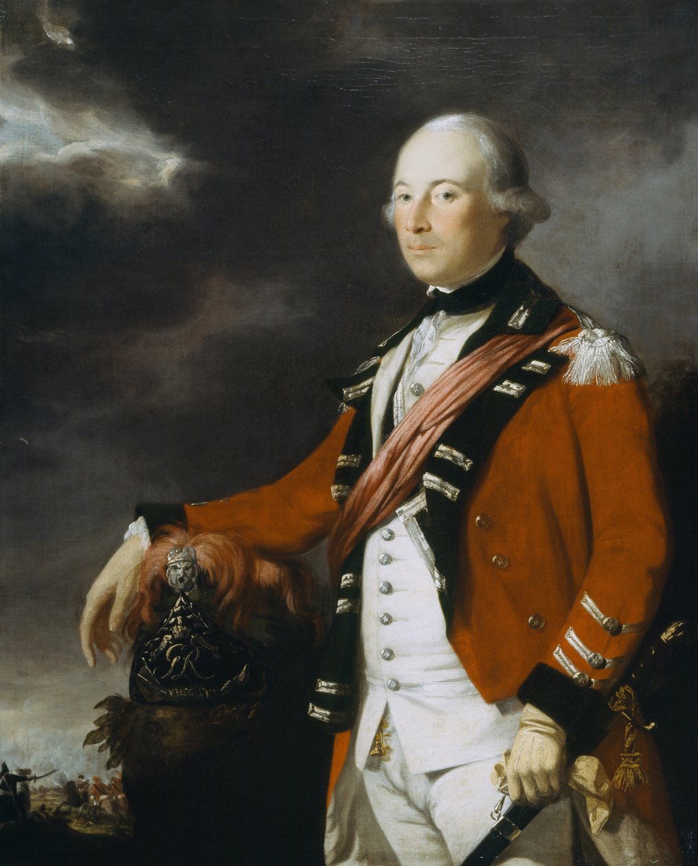 Portrét důstojníka 15. pluku dragounů, kolem roku 1768 od Tilly Kettle