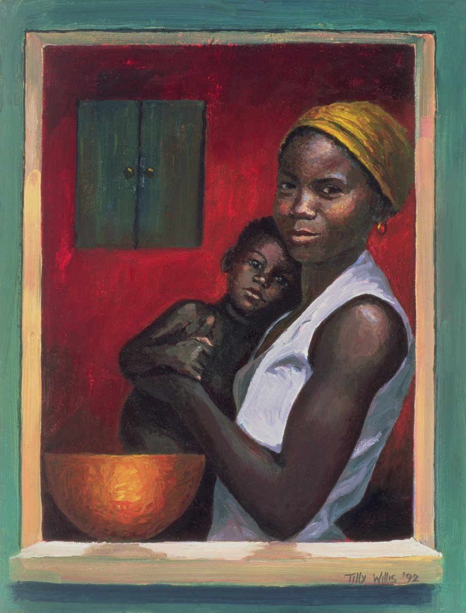 Skrz okno, 1992 od Tilly Willis