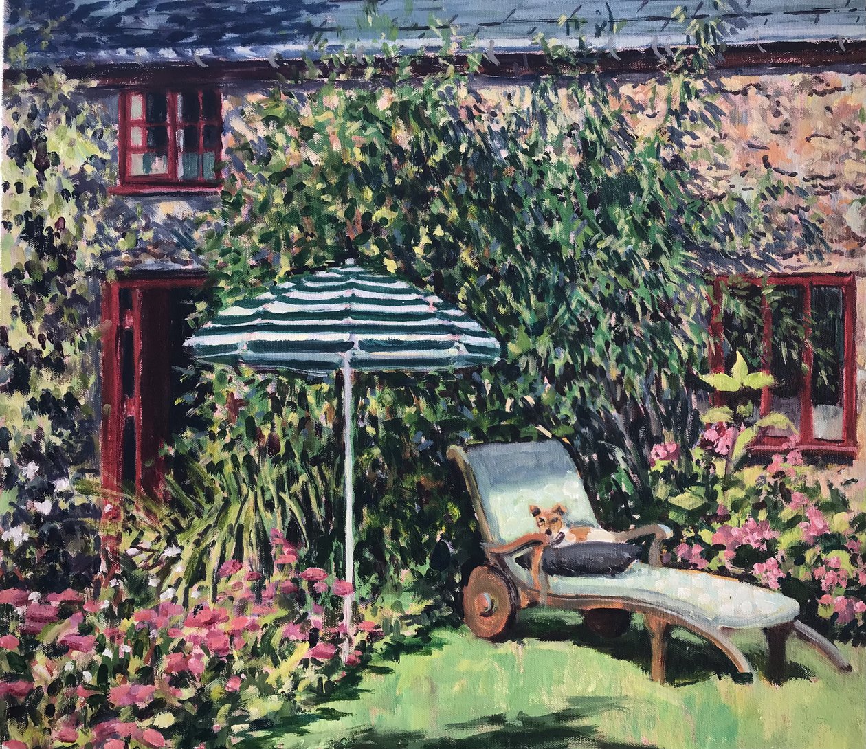 Under the Parasol 2021 (olej na plátně) od Tilly Willis
