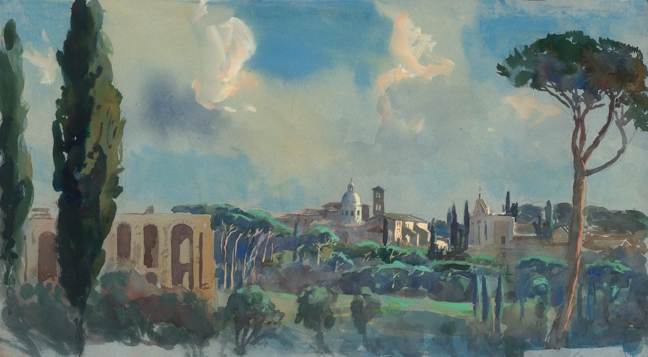 Palatine Hill, 2009 (wc na papíře) od Tim Scott Bolton