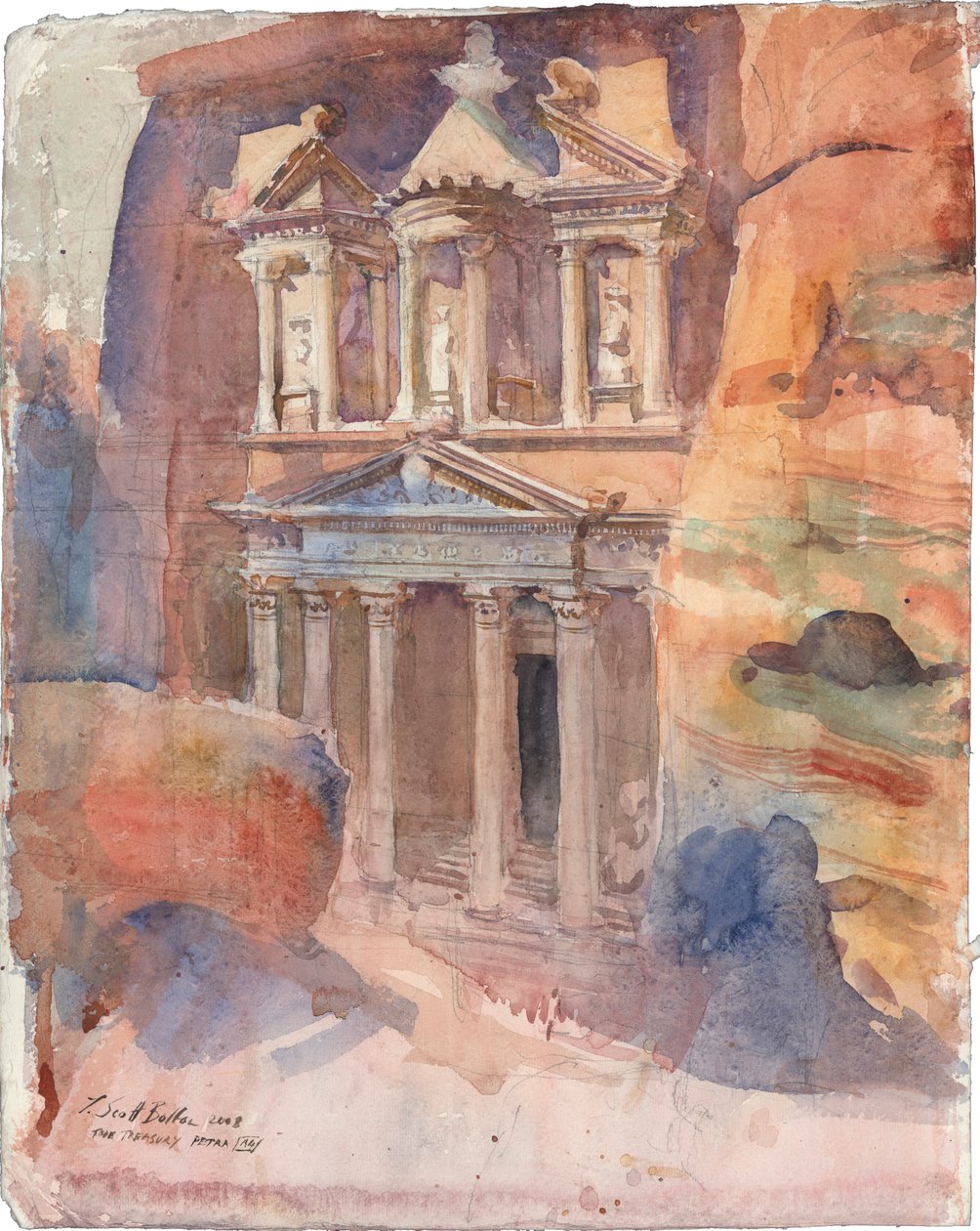 Petra Jordan, 2008 (wc na papíře) od Tim Scott Bolton