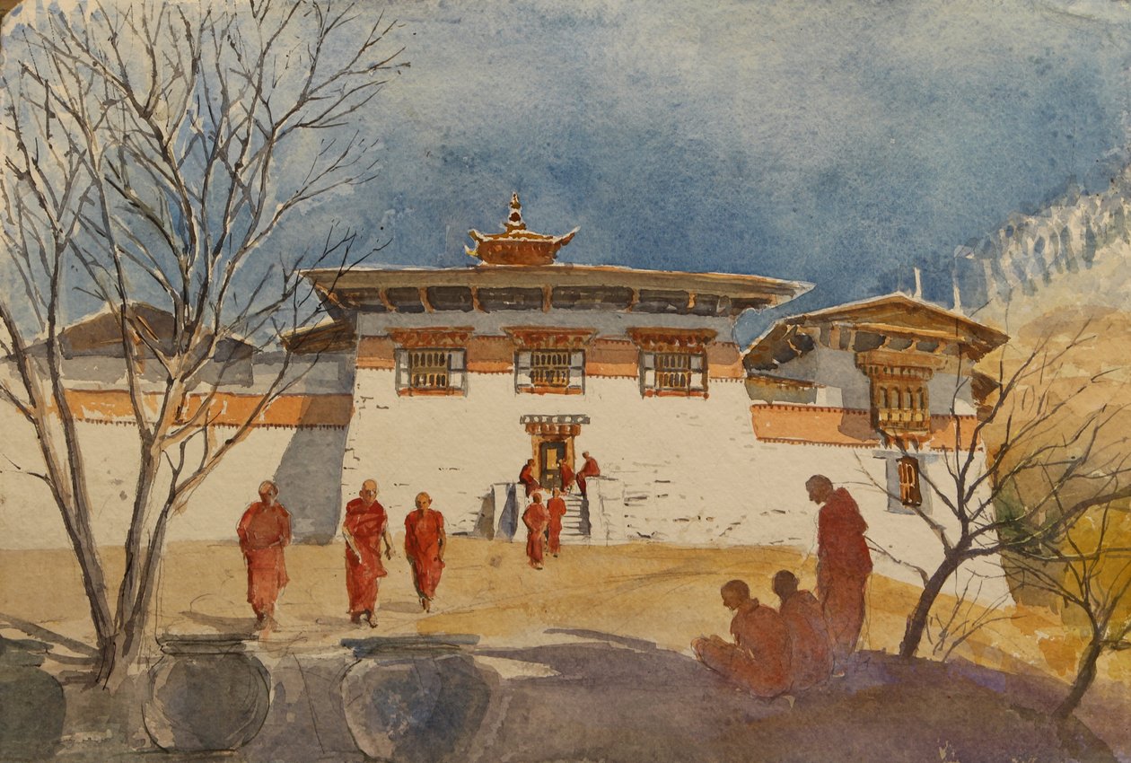 Simtokha Dzong od Tim Scott Bolton