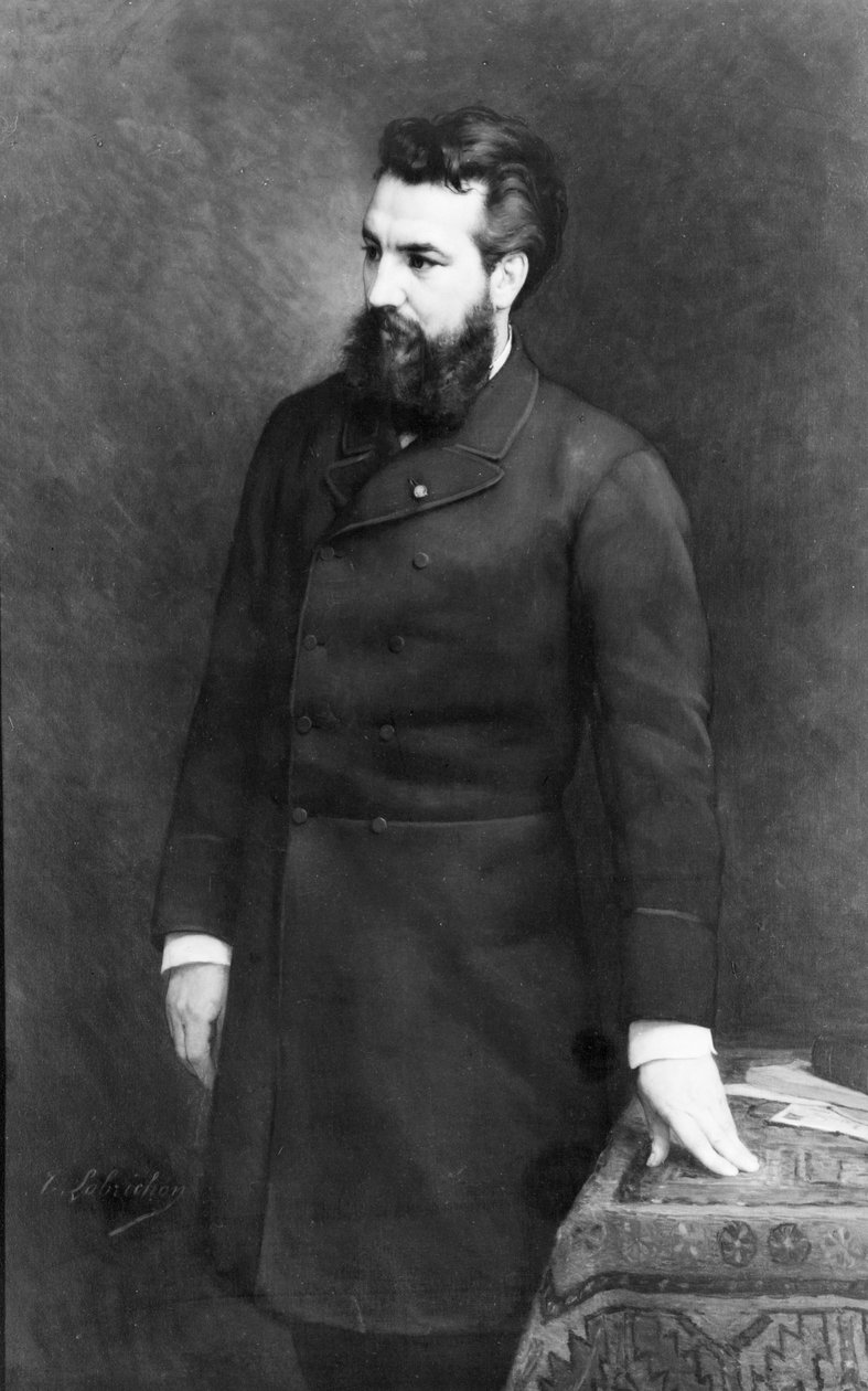 Alexander Graham Bell, 1882 od Timoleon Marie Lobrichon