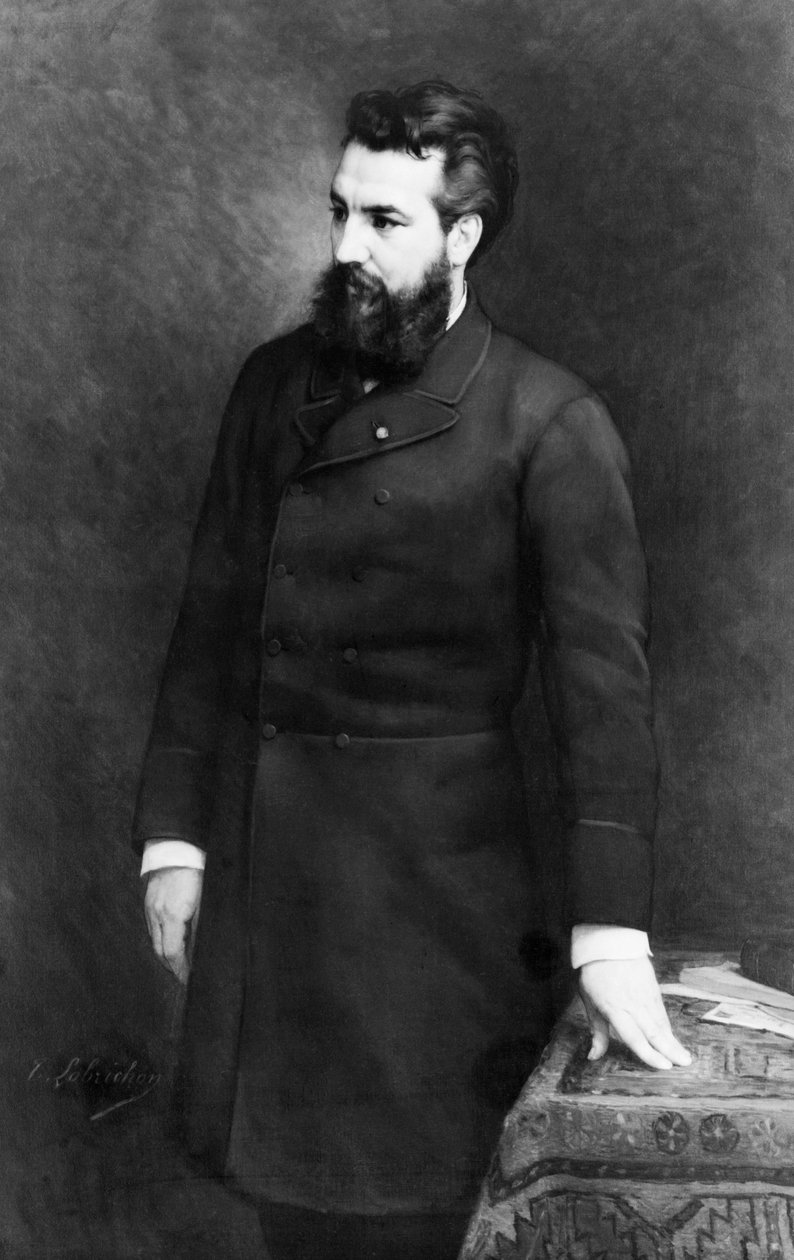 Alezander Graham Bell (obraz) od Timoleon Marie Lobrichon