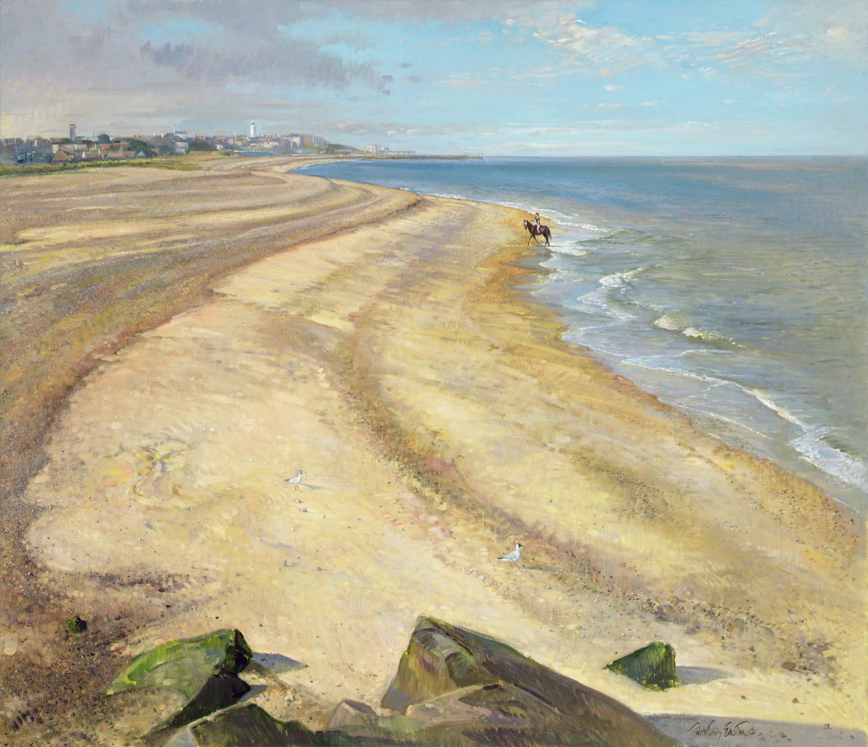 Plážová křivka Směrem k Southwold od Timothy Easton