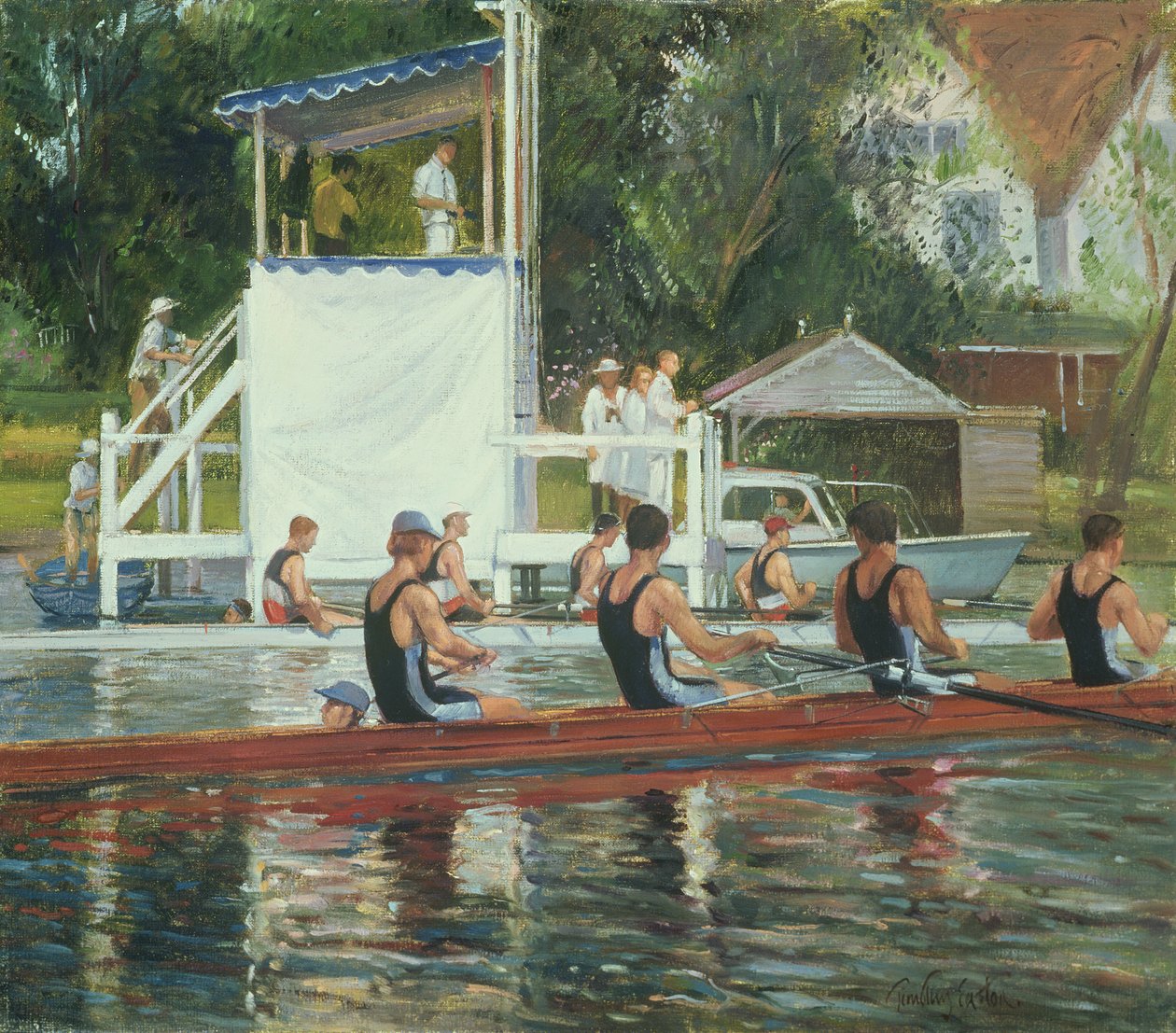 Před novinářským stánkem, Henley od Timothy Easton