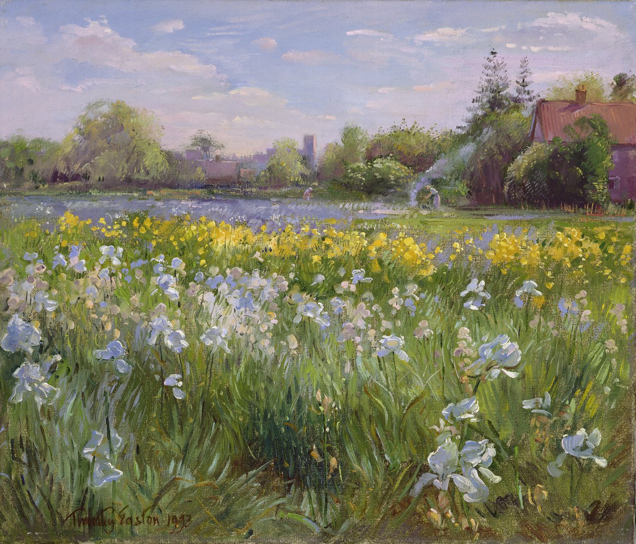 Bonfire and Iris Field, 1993 od Timothy Easton