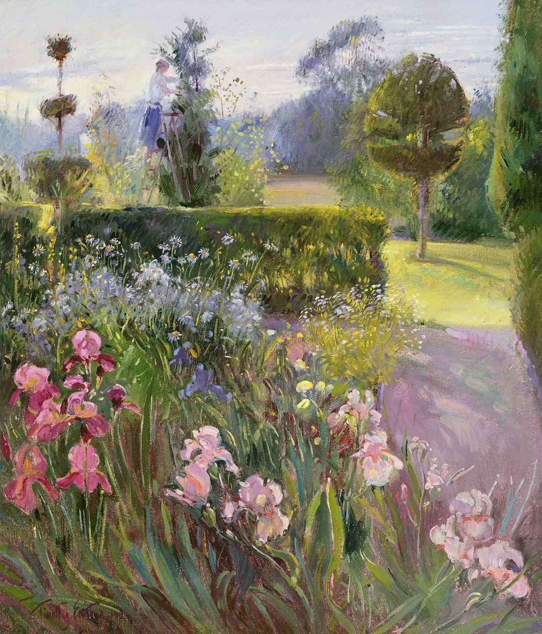 V zahradě - červen od Timothy Easton