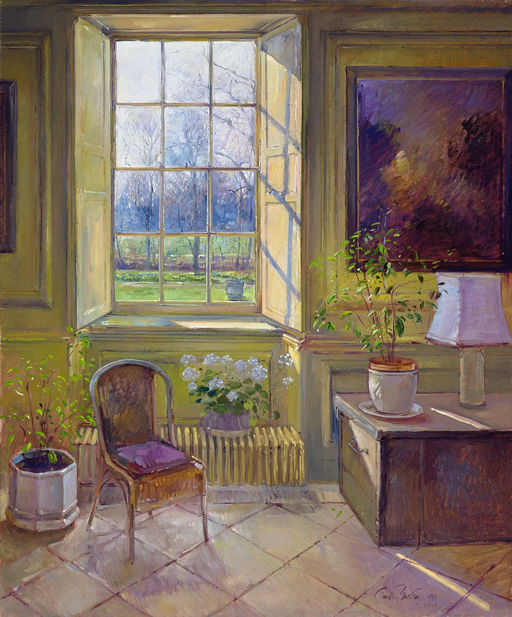 Jarní světlo a mandarinkové stromy, 1994 od Timothy Easton