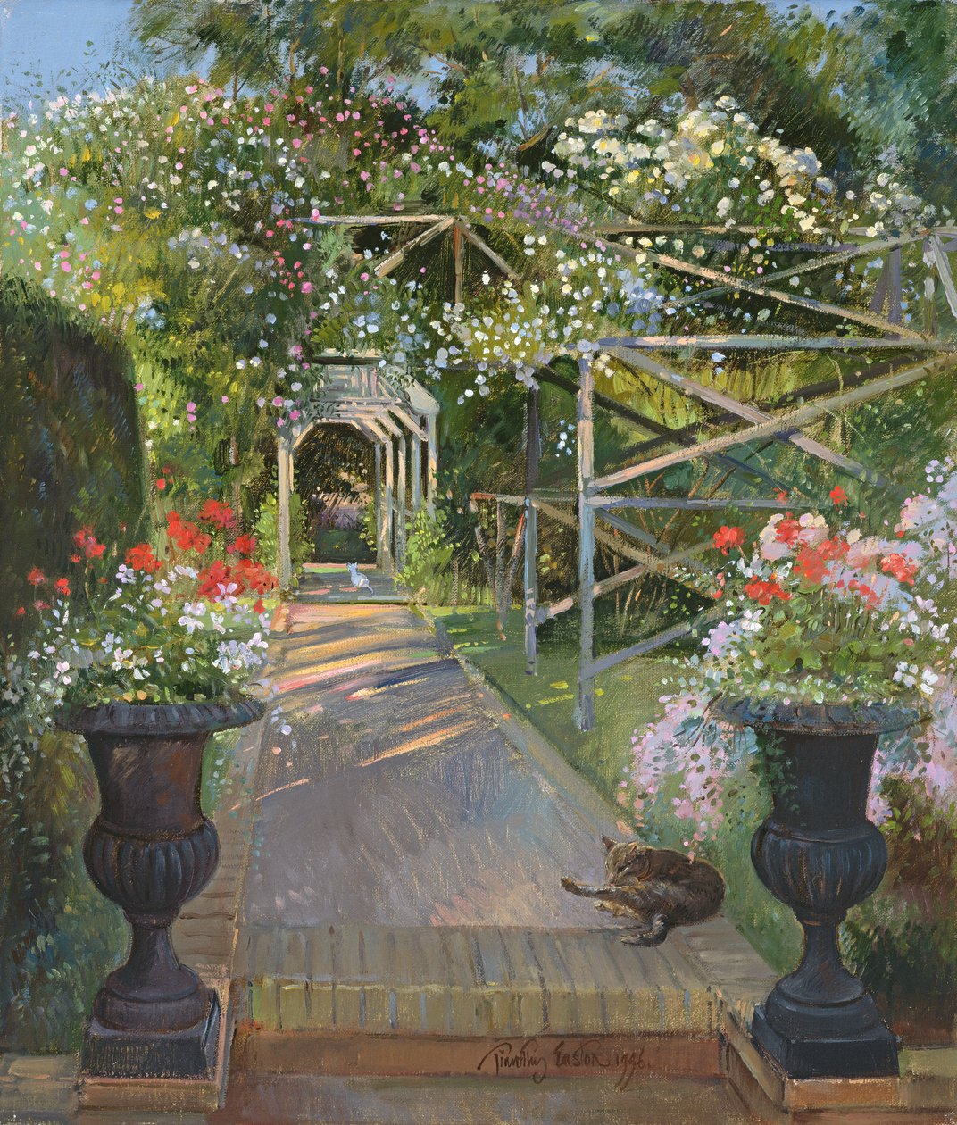 The Rose Trellis, Bedfield, 1996 od Timothy Easton