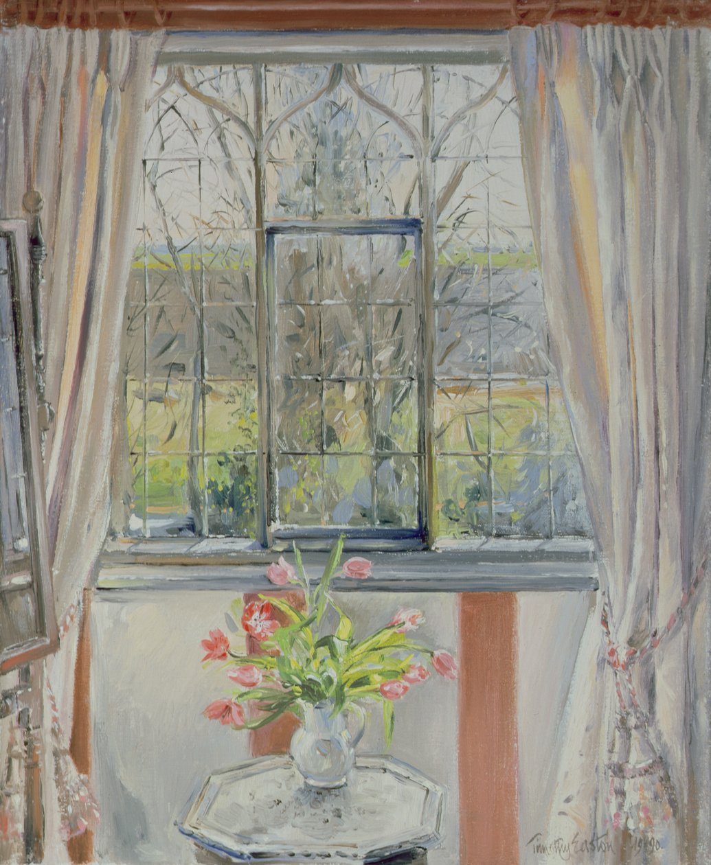 Tulipány na lednové ráno od Timothy Easton
