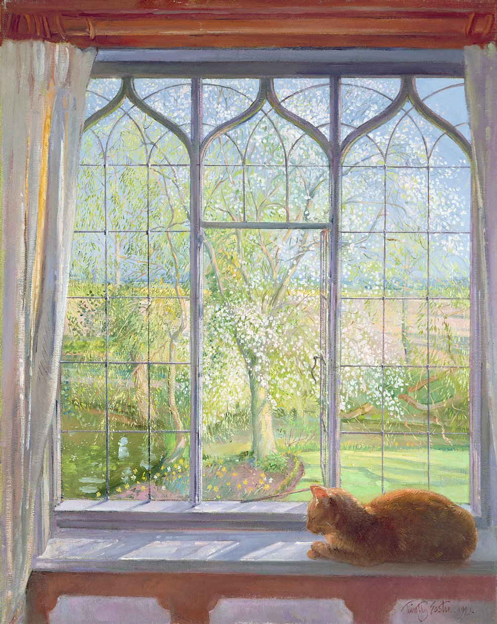 Okno na jaře, 1992 od Timothy Easton