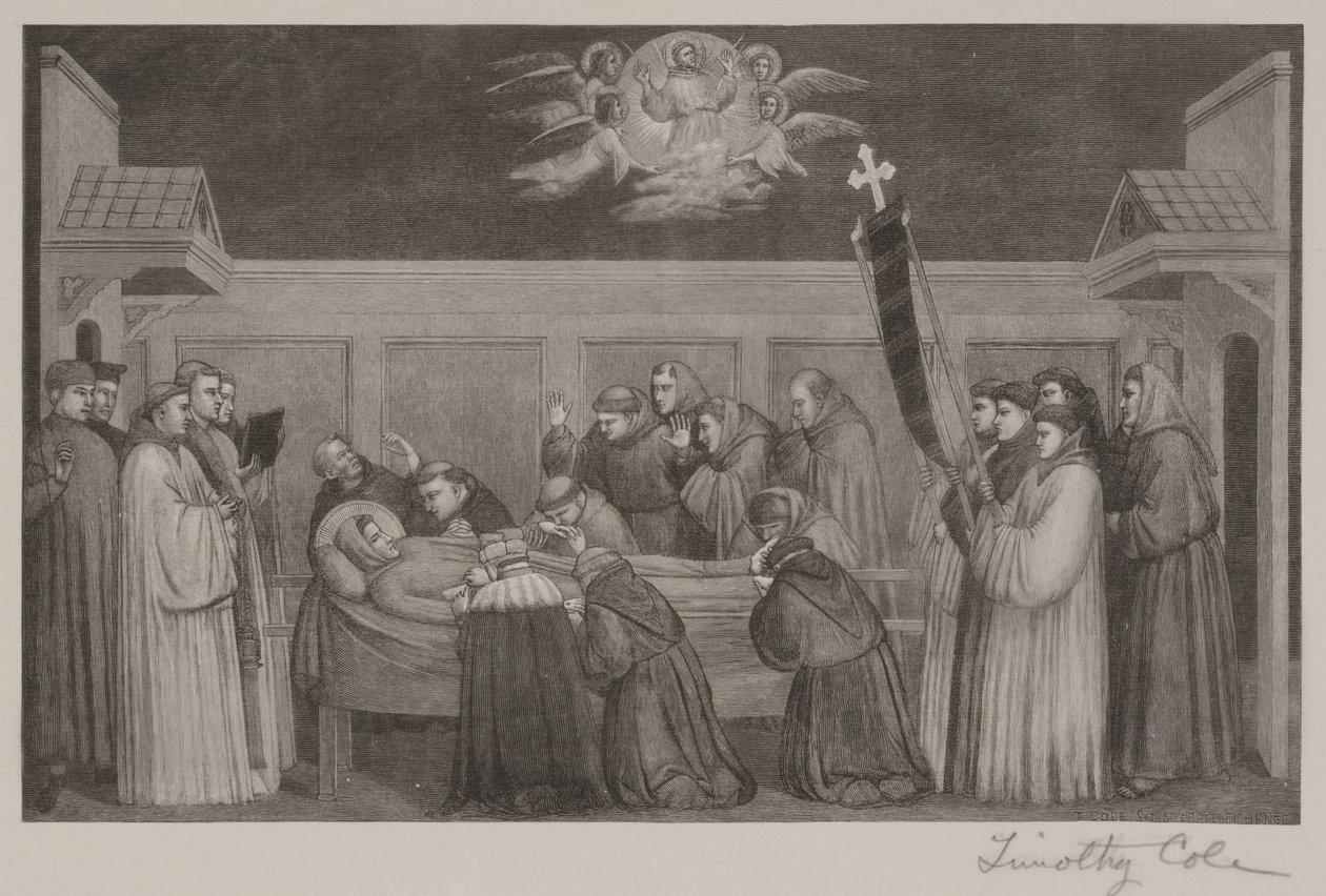 Smrt svatého Františka od Timothy Cole