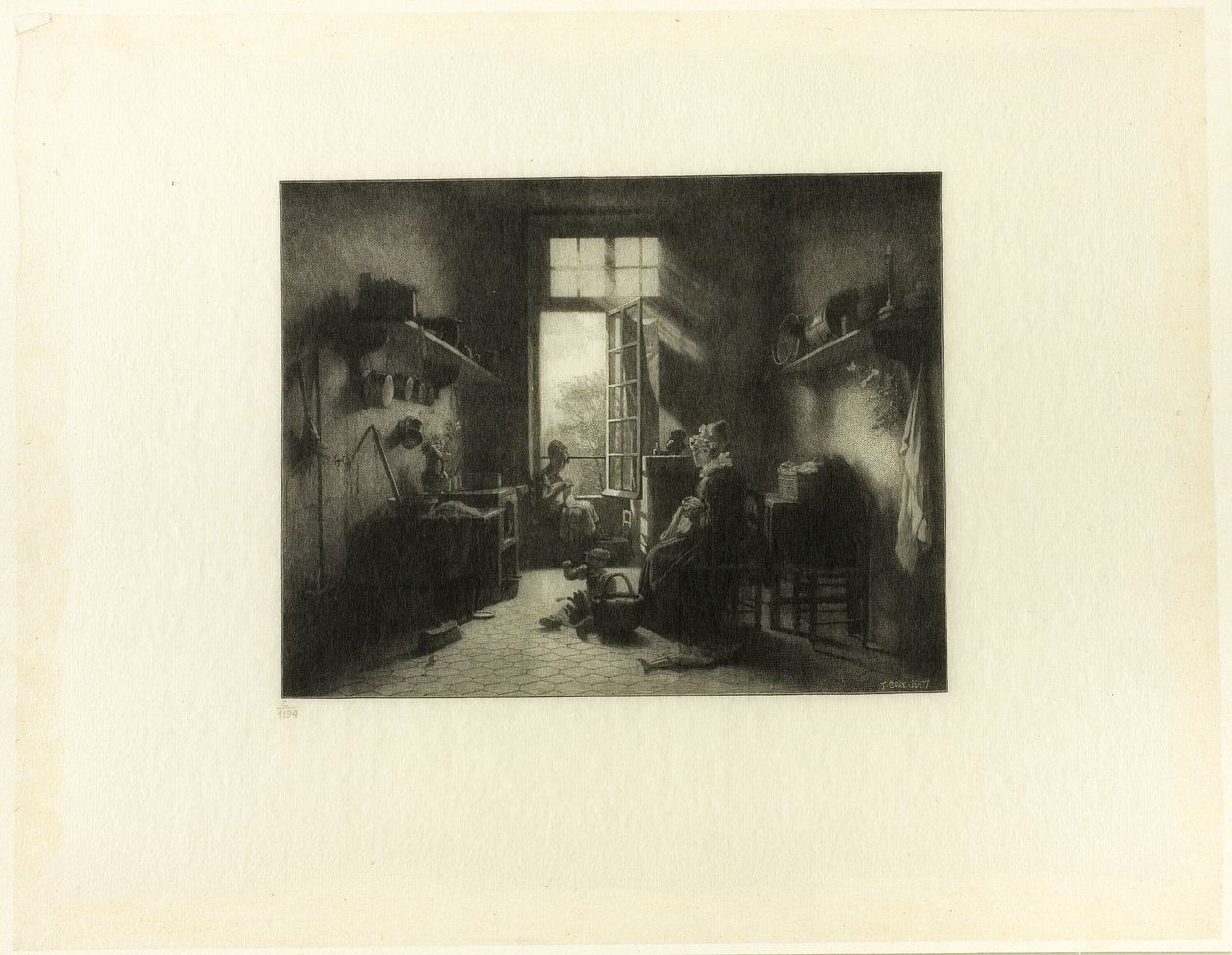 Interiér kuchyně od Timothy Cole