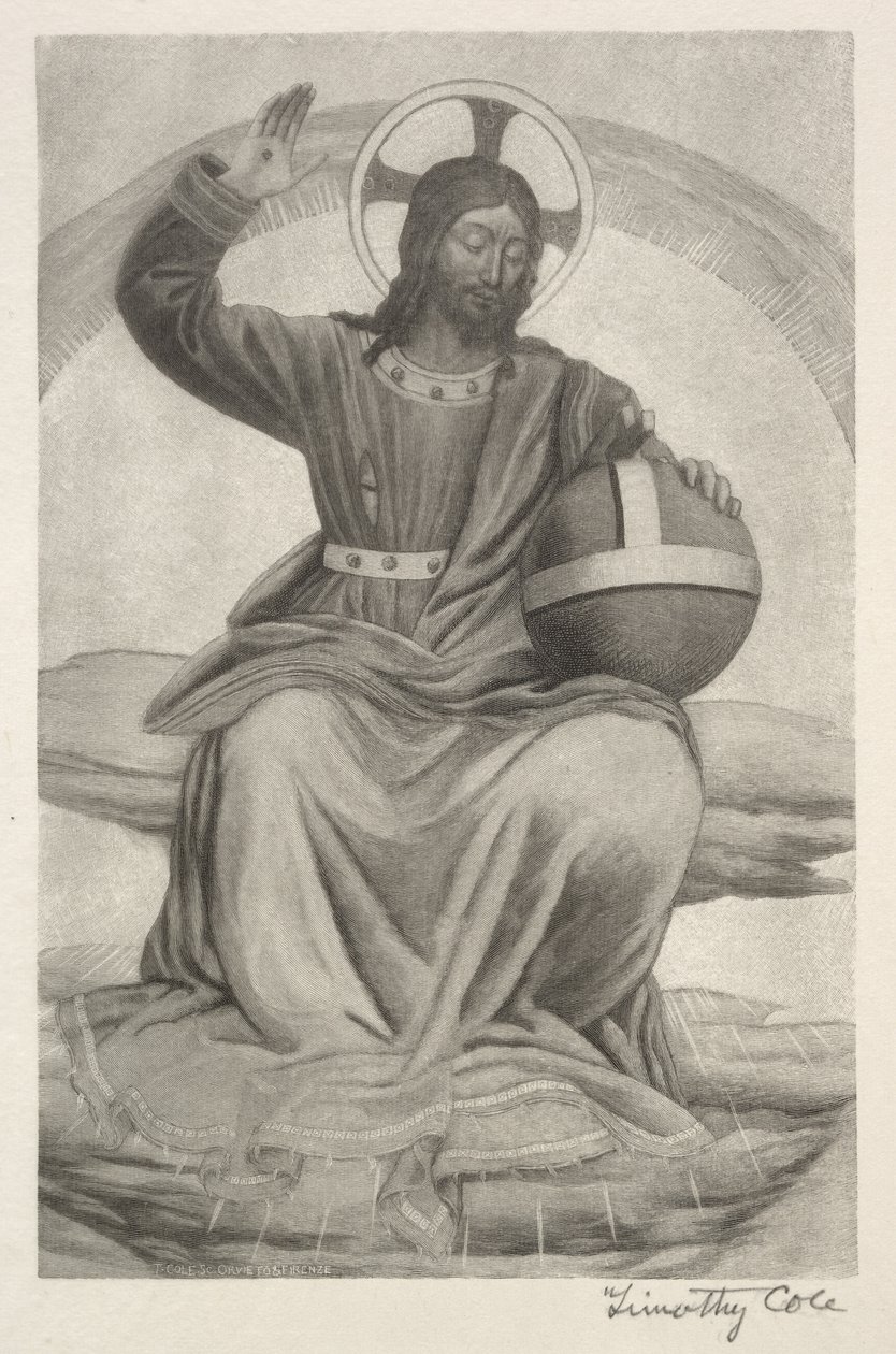 Staří italští mistři: Kristus na trůnu, 1888-1892. od Timothy Cole
