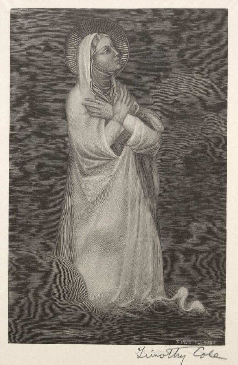 Staří italští mistři: Postava Panny Marie, 1888-1892. od Timothy Cole