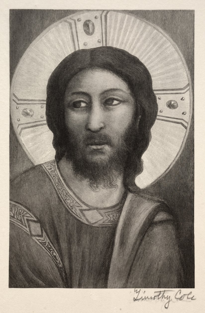 Staří italští mistři: Hlava Krista, 1888-1892. od Timothy Cole