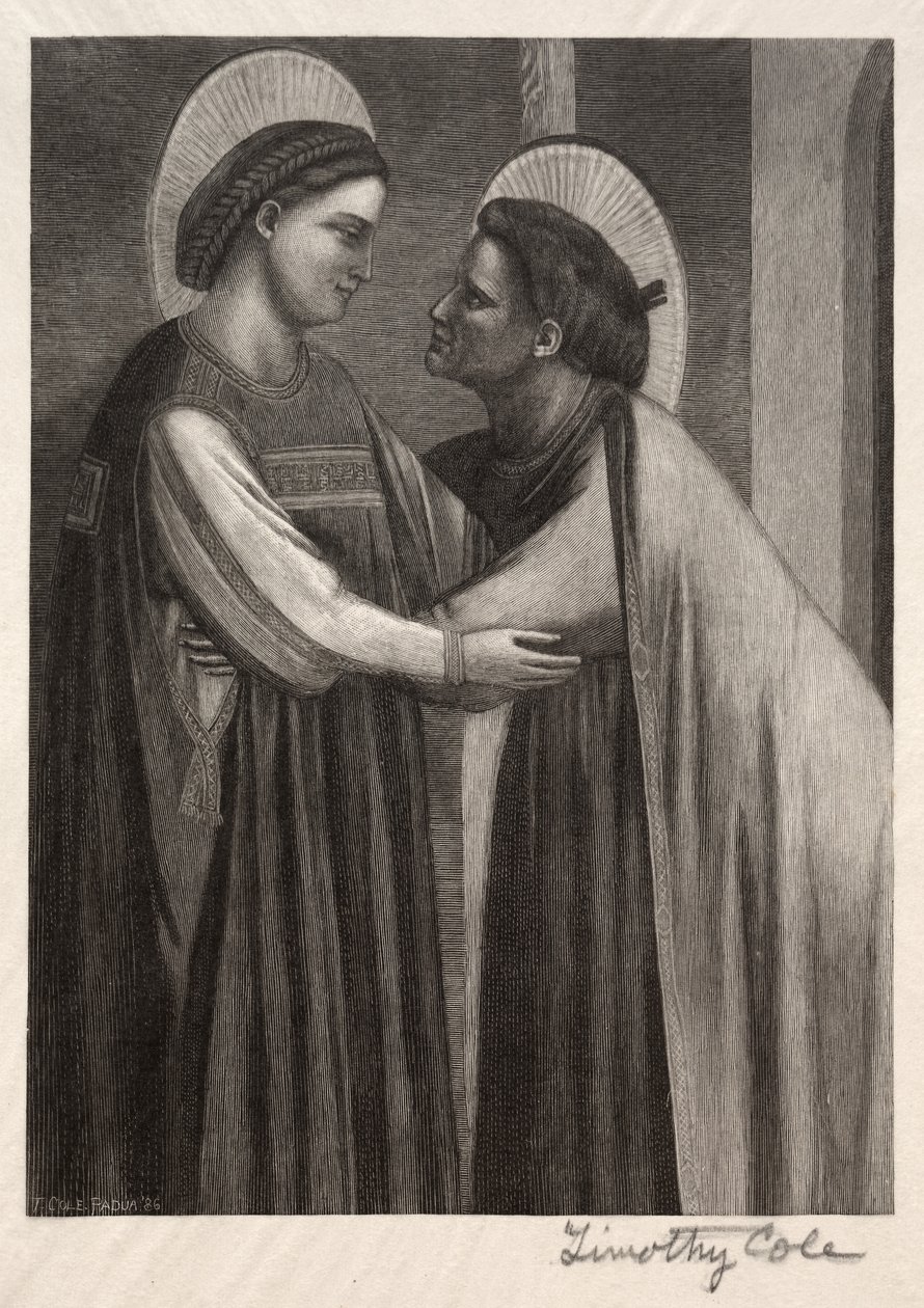 Staří italští mistři: Mary a Elisabeth, 1886. od Timothy Cole