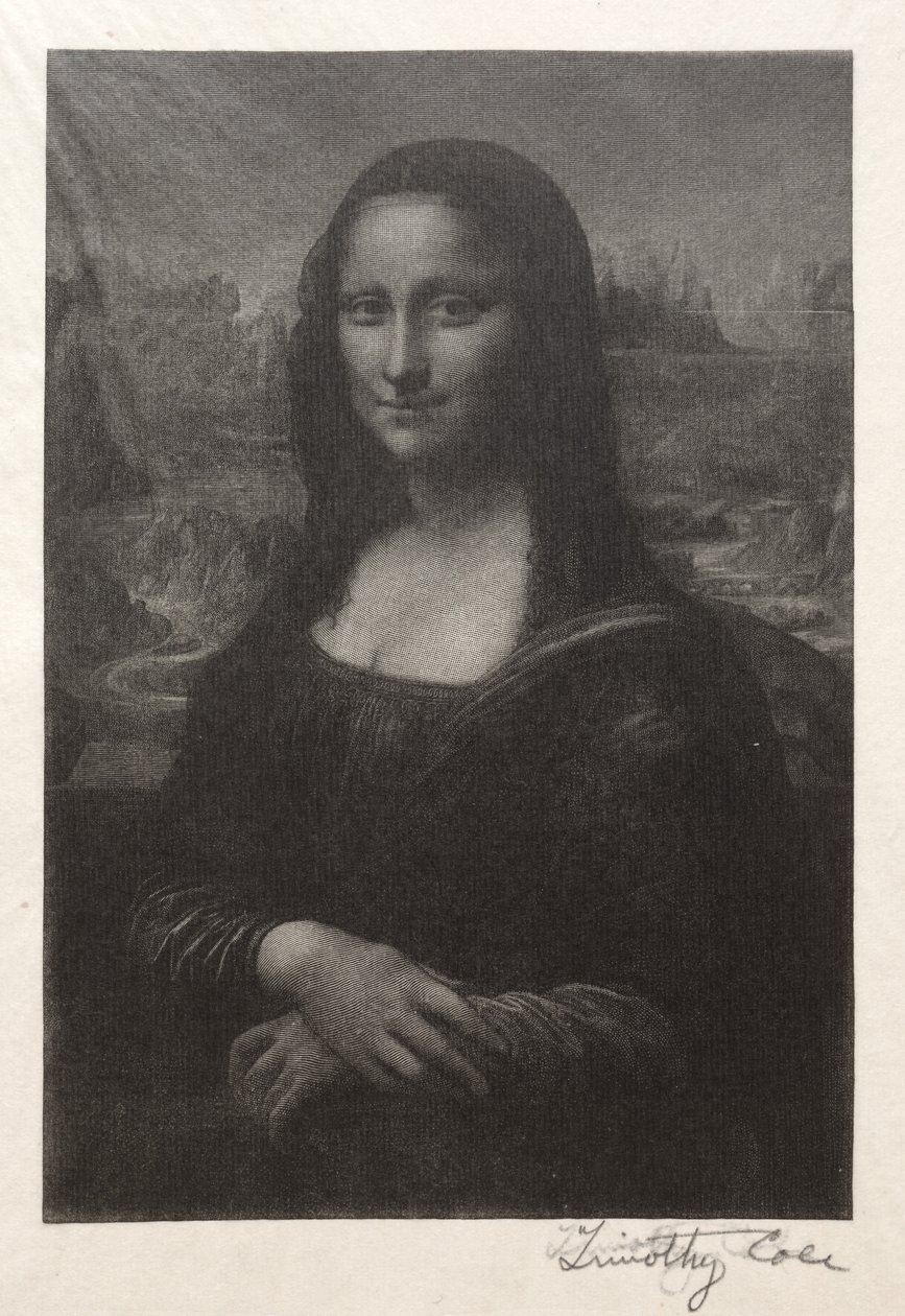 Staří italští mistři: Mona Lisa, 1888-1892. od Timothy Cole