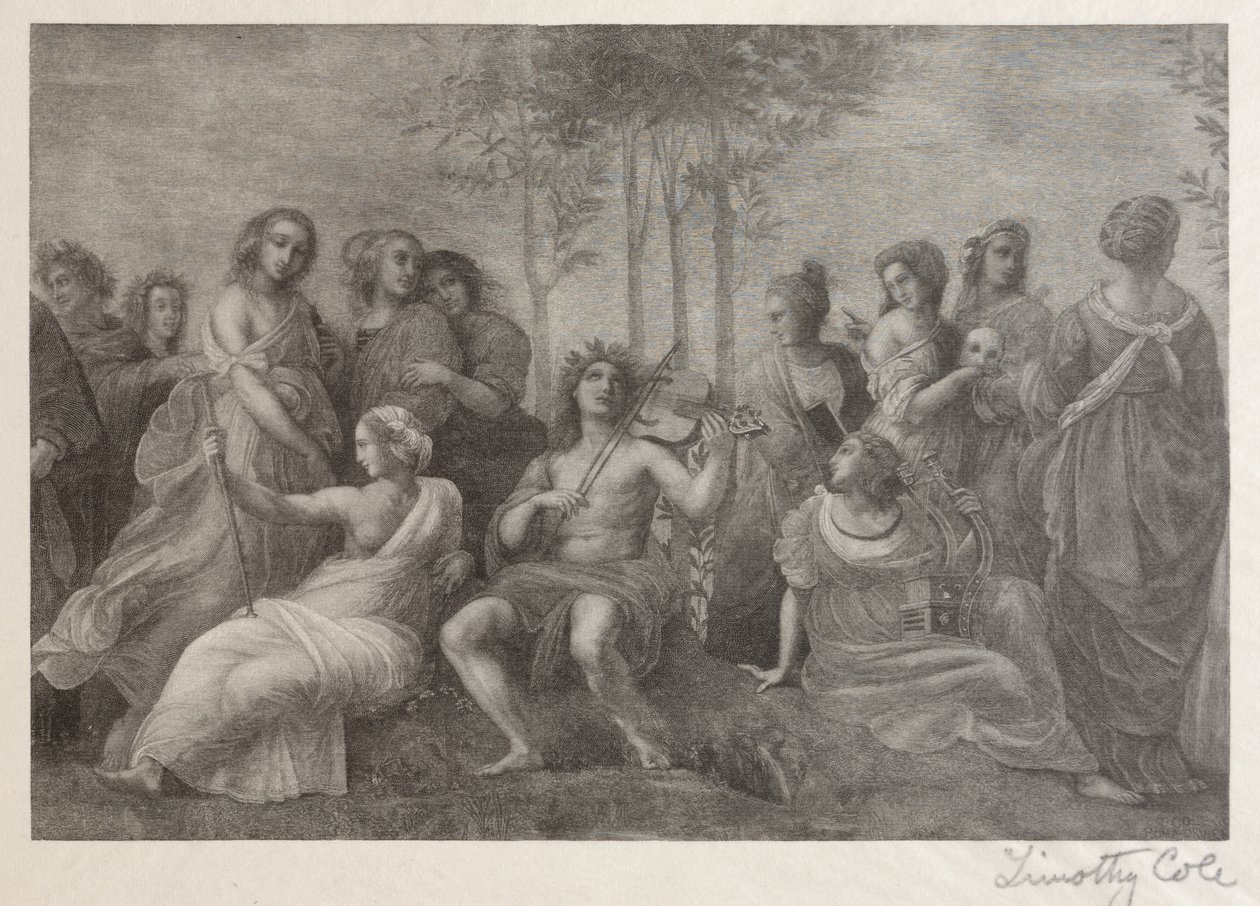 Staří italští mistři: Parnas, 1888-1892. od Timothy Cole